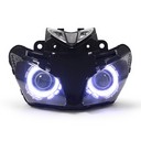 067 Motorbike Headlight Honda Cbr500R 2013 2014 2015 Dual Angel Halos Eye Hid Kit Frontlamp